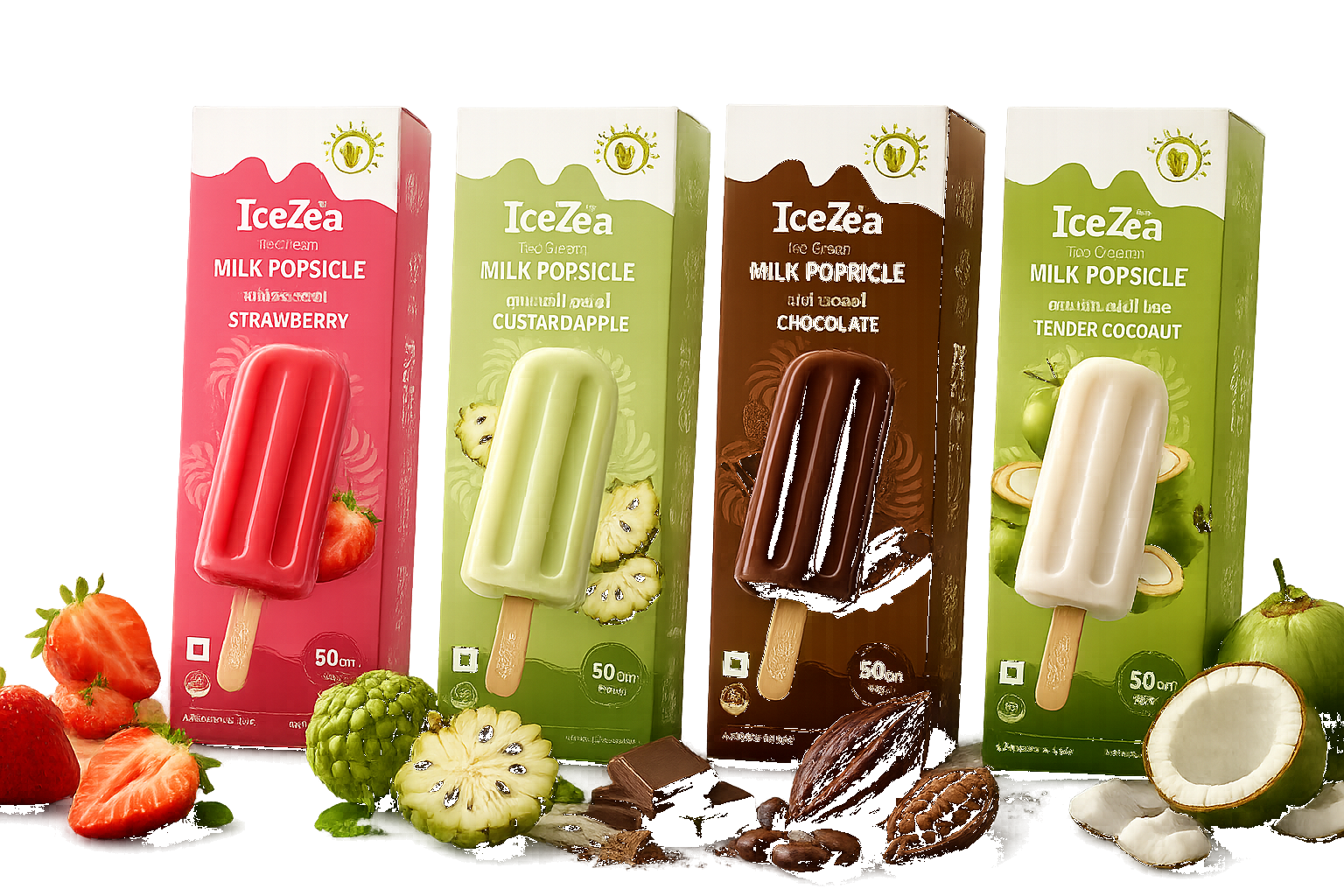 Milk Popsicles — IceZea best sellers range